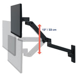 Ergotron LX Pro Wall Monitor Arm Black (45-683-292) - diagram