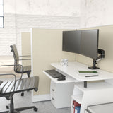 Ergotron LX Pro Desk Dual Direct Arm Black (45-684-292) - view 4