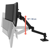 Ergotron LX Pro Desk Dual Direct Arm Black (45-684-292) - diagram