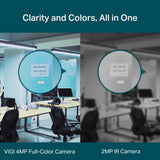 TP-Link VIGI C440-W 4MP Full-Color Wi-Fi Turret Network Camera — product view 3