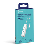 TP-Link UE330C USB Type-C 3-Port Hub & Gigabit Ethernet Adapter — product view 4