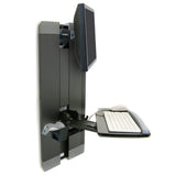 Ergotron StyleView® Vertical Lift, Patient Room Black (60-609-195)