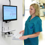 Ergotron StyleView® Sit-Stand Vertical Lift, Patient Room White (61-080-062) - view 4