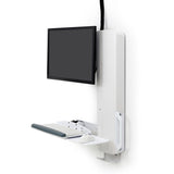 Ergotron StyleView® Sit-Stand Vertical Lift, High Traffic Area White (61-081-062)