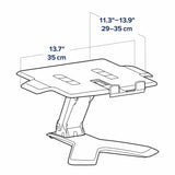 Ergotron Neo-Flex Notebook Lift Stand (33-334-085) - diagram