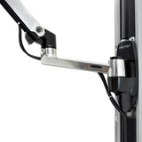 Ergotron LX Wall Mount Monitor Arm Polished Aluminum (45-243-026) - view 7