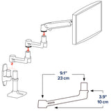 Ergotron LX Extension Polished Aluminum (45-289-026) - view 8