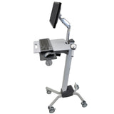 Ergotron Neo-Flex LCD Cart Two-Toned Gray (24-206-214) - view 2