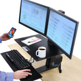 Ergotron WorkFit-S, Dual Workstation with Worksurface Black (33-349-200) - view 3