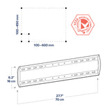 Ergotron WM Low Profile Wall Mount (60-604-003) - diagram