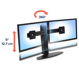 Ergotron Neo-Flex® Dual LCD Monitor Lift Stand (33-396-085) - diagram