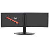 Ergotron Neo-Flex® Dual LCD Monitor Lift Stand (33-396-085) - diagram