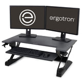 Ergotron WorkFit-TL Sit-Stand Desktop Workstation Black (33-406-085)