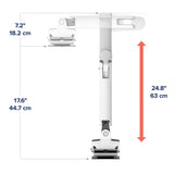 Ergotron HX Wall Monitor Arm Polished Aluminum (45-478-026) - diagram