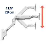 Ergotron HX Wall Monitor Arm Polished Aluminum (45-478-026) - diagram