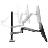 Ergotron LX Dual Desk Mount Stacking Arm Polished Aluminum (45-549-026) - view 2