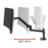 Ergotron LX Desk Mount Monitor Arm Matte Black (45-241-224) - diagram