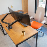 Ergotron LX Dual Desk Mount Side-by-Side Arm Matte Black (45-245-224) - view 3