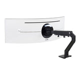 Ergotron HX Desk Monitor Arm with HD Pivot Matte Black (45-647-224)