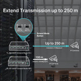 TP-Link TL-SF1005P desktop PoE+ switch feature detail