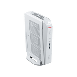 ASUS ROG NUC 16 Moonlight White vertical orientation, side profile