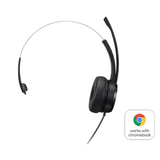 Lenovo 100 Mono USB Headset front view