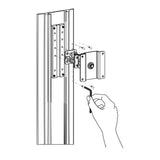 Ergotron Track Mount Bracket Kit for Arms, Pivots and Universal CPU Holder (97-091) - view 2