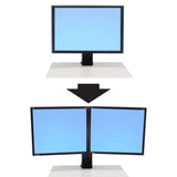 Ergotron WorkFit Conversion Kit: Single HD to Dual (97-606) - Ergotron product view