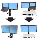 Ergotron WorkFit Conversion Kit: LCD & Laptop to Dual (97-616) - view 2