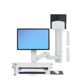 Ergotron SV Sit-Stand Combo Extender, Short White (97-858-216) - view 3