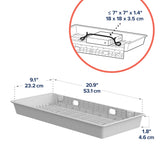 Ergotron CareFit™ Combo CPU Tray (98-548-251) - Ergotron diagram