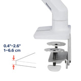 Ergotron HX Monitor Arm Desk Mount Kit White (98-630-216) - diagram