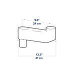 Ergotron CareFit™ Combo Extender, Short (98-648-251) - diagram