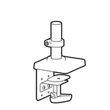 Ergotron LX Pro Standard Base with 2-Piece Clamp White (98-726-290) - Ergotron product view