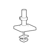 Ergotron LX Pro Standard Base with Grommet Mount Black (98-728-292) - Ergotron product view