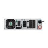 Eaton 9E 6kVA rack UPS - rear panel with C13/C19 outlets and hardwired terminal