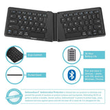 Targus Antimicrobial Ergonomic Foldable Keyboard (AKF003AP-50) - SourceIT