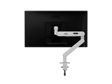 AOC AM400W Single Monitor Arm for 17"–34" Monitors, 2–9 kg, C-Clamp & Grommet (White) - image 2