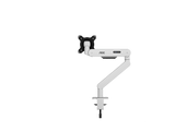 AOC AM400W Single Monitor Arm for 17"–34" Monitors, 2–9 kg, C-Clamp & Grommet (White) - image 5