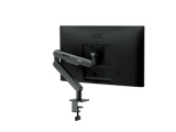 AOC AM400G Single Monitor Arm for 17"–34" Monitors, 2–9 kg, C-Clamp & Grommet (Grey) - image 1