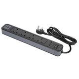 Targus Smart Surge 4 Plus with USB-C PD Port (APS2001AP-50)