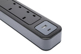 Targus Smart Surge 4 Plus USB-C and USB-A ports detail