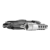 Targus DEFCON Compact Serialized Combo Cable Lock (ASP71GLX-S-60) - Angle
