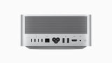 Apple Mac Studio 2025 - rear ports with four Thunderbolt 5, HDMI 2.1 and 10Gb Ethernet