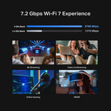 TP-Link Archer BE450 BE7200 Dual-Band Wi-Fi 7 Router — product view 6