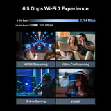 TP-Link Archer BE400 BE6500 Dual-Band Wi-Fi 7 Router — product view 5
