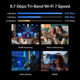 TP-Link Archer BE600 BE9700 Tri-Band Wi-Fi 7 Router — product view 5