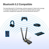 TP-Link Archer TX55E AX3000 Wi-Fi 6 Bluetooth 5.2 PCIe Adapter — product view 5