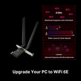 TP-Link Archer TXE72E AXE5400 Wi-Fi 6E Bluetooth 5.3 PCIe Adapter (Archer TXE72E) - product view 3