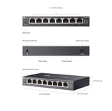 TP-Link Omada DS108G-M2 build features
